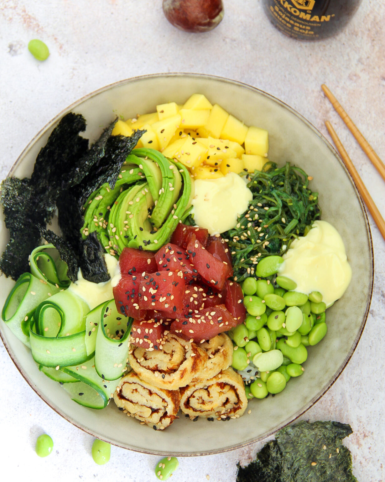 Poké bowl met tonijn De lekkerste